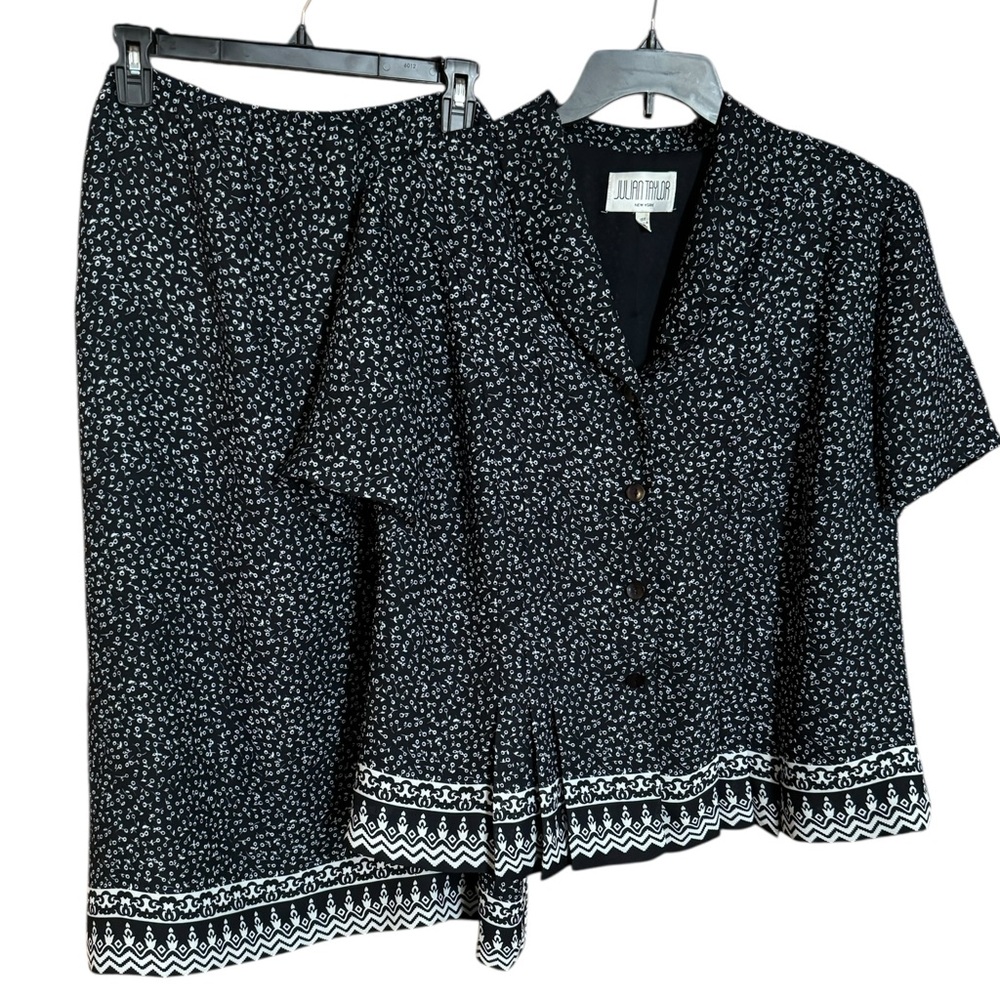 Julian Taylor New York Matching Jacket & Skirt Set Sz 18W